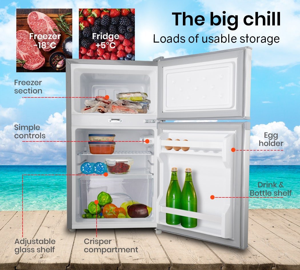 GECKO 95L Portable Upright Fridge, 12V/24V for Motorhome, Caravan, Silver - V219-CAPFFRGEKA10S GECKO 95L Portable Upright Fridge, 12V/24V for Motorhome, Caravan, Silver - Image 8
