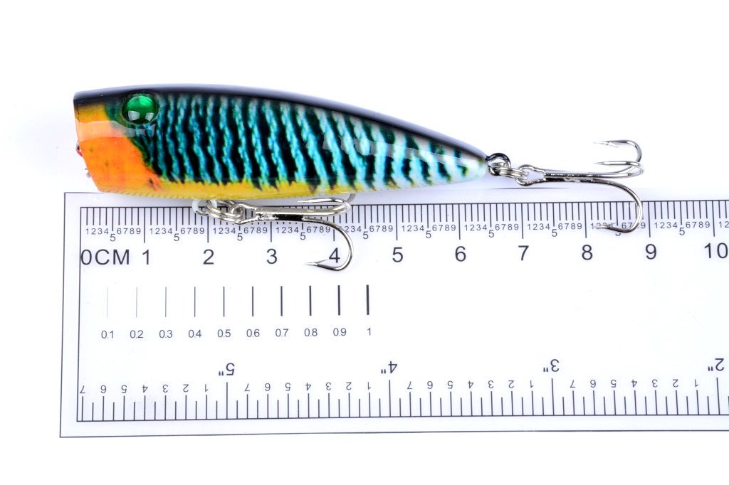 4X 6.8cm Popper Poppers Fishing Lure Lures Surface Tackle Saltwater - V324-LB26 4X 6.8cm Popper Poppers Fishing Lure Lures Surface Tackle Saltwater - Image 10