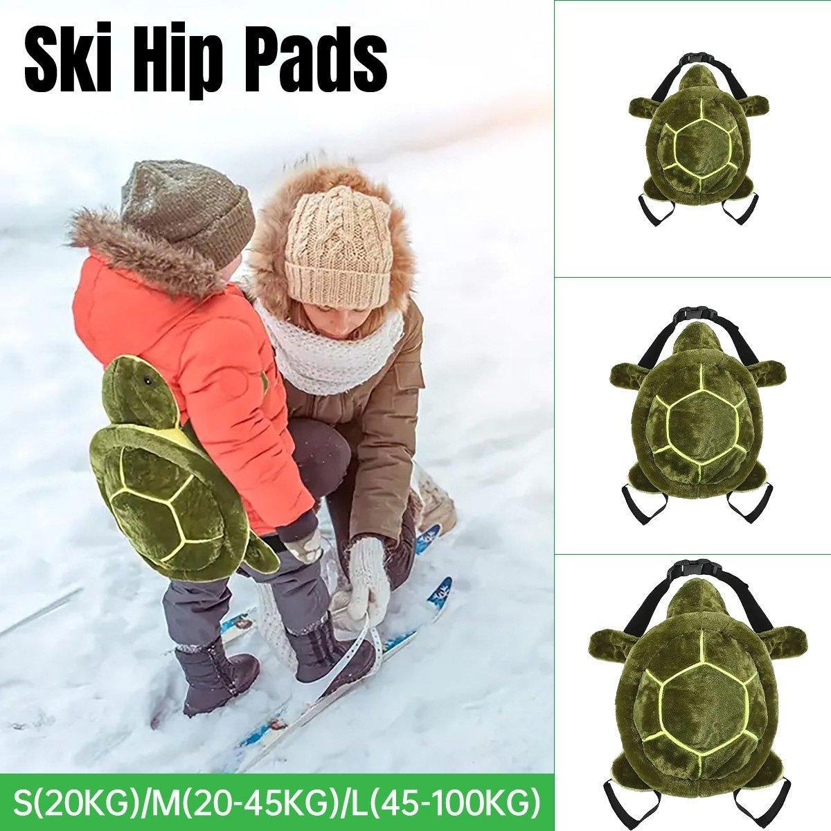 Ski Protection Plush Hip Pad Cartoon Turtle Skateboard Mat Snowboarding Gear - M