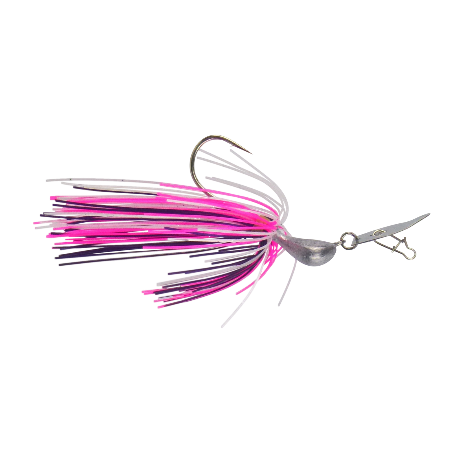 Dekoi 7gm Bladed Swim Jig, Chatterbait, Hot Flash, 2 pack