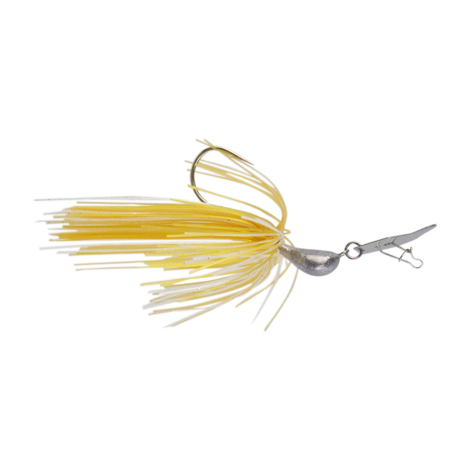 Dekoi 14gm Bladed Swim Jig, Chatterbait, Gold Shine, 2 pack