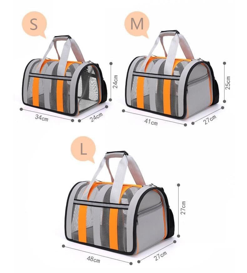 1 Pack Foldable Pet Carrier Bag for Cats and Dogs, Soft Breathable Travel Bag, Black, L - V1188-MS-325-0492 1 Pack Foldable Pet Carrier Bag for Cats and Dogs, Soft Breathable Travel Bag, Black, L - Image 7