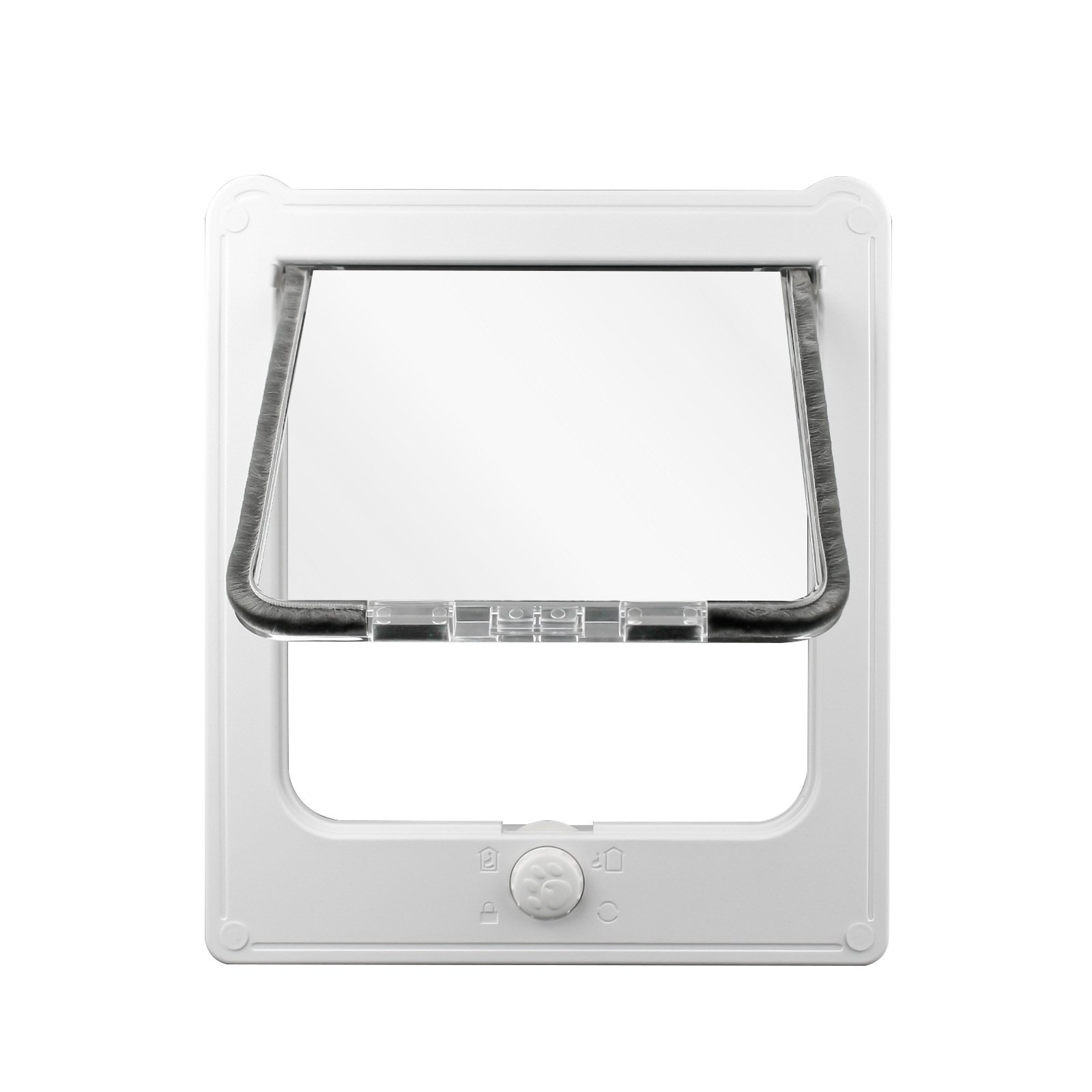Cat Mate cat flap, white, comfortable for cats to get in and out