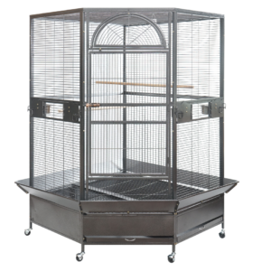 YES4PETS 185cm XXL Corner Bird Cage Pet Parrot Aviary Perch Castor Wheel