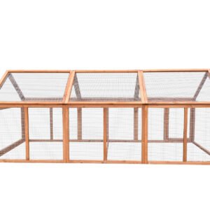 YES4PETS 250 CM Large Chicken Coop Run Guinea Pig Cage Villa Extension Rabbit Hutch House Pen