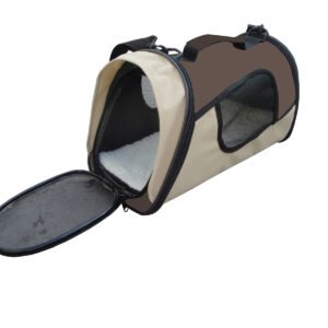 YES4PETS Small Pet Dog Cat Rabbit Guinea Pig Ferret Carrier Travel Bag-Brown