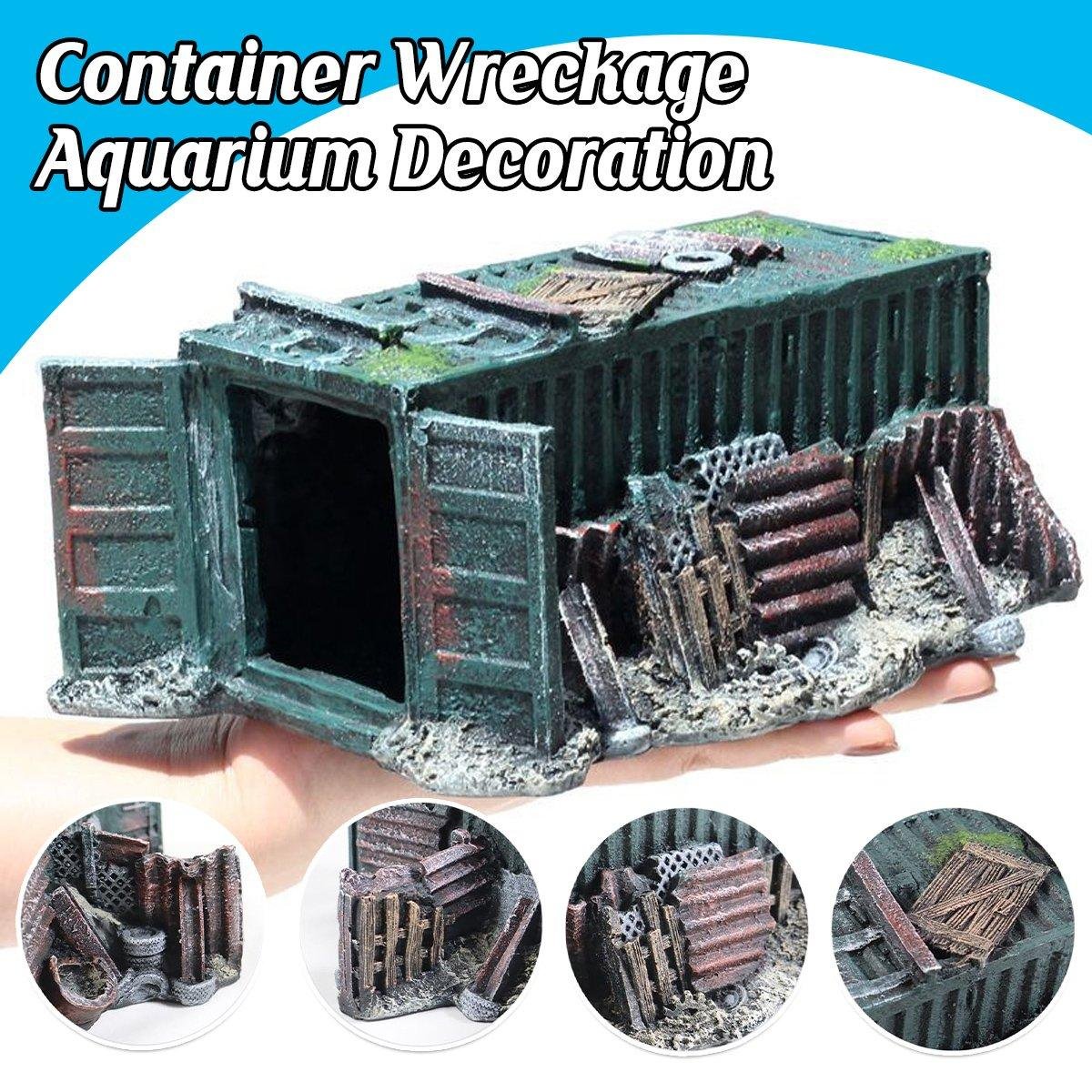 Fish Tank Aquascape Hiding Cave Shrimp Fish Shelter Aquarium Decoration House